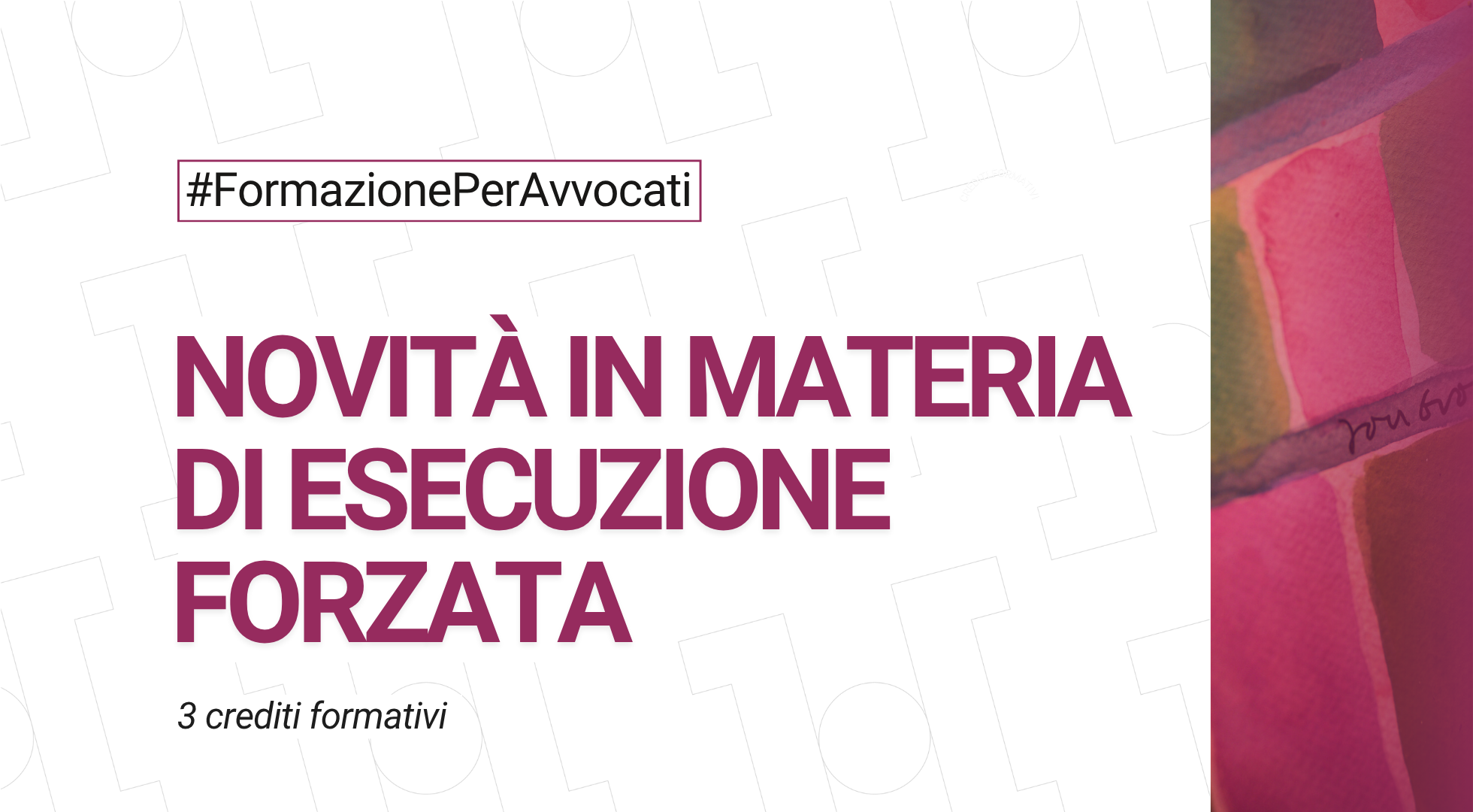 Novità in materia di esecuzione forzata